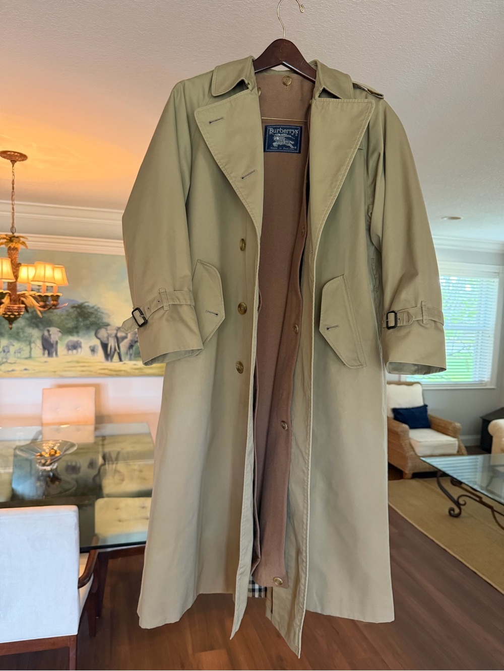 Women’s Vintage Burberrys Trench Coat – Made in England – Size 8 Long $325 - Picture 15 of 15